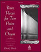 THREE PIECES FOR TWO FLUTES AND ORGAN cover